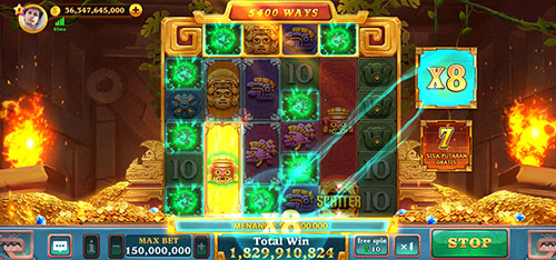 Treasures of Aztec — tangkapan layar 2