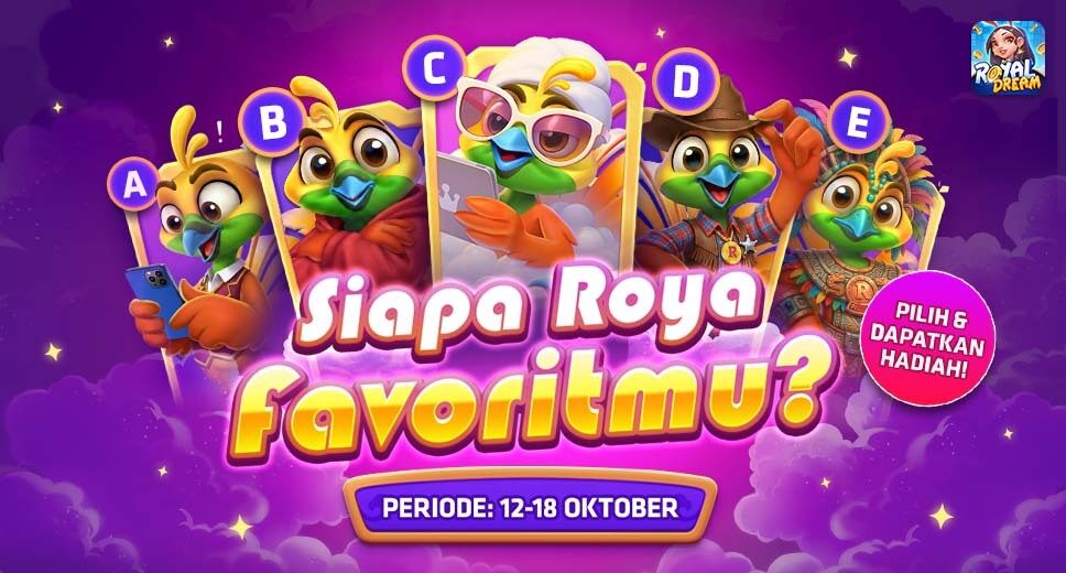 Trivia Mingguan Roya Royal Dream 12–18 Oktober 2026 | Pilih Roya Favoritmu