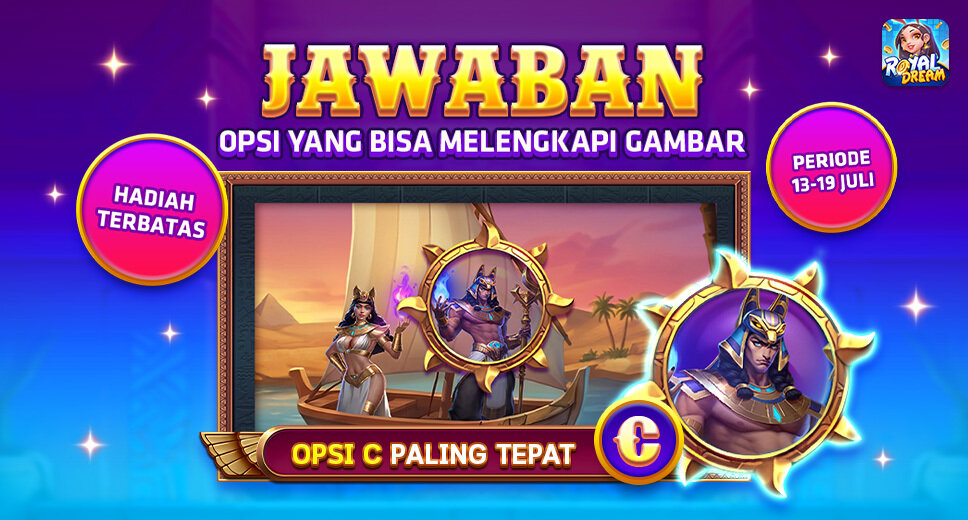 Jawaban & Pemenang Kuis Tebak Gambar Royal Dream 13–19 Juli 2026