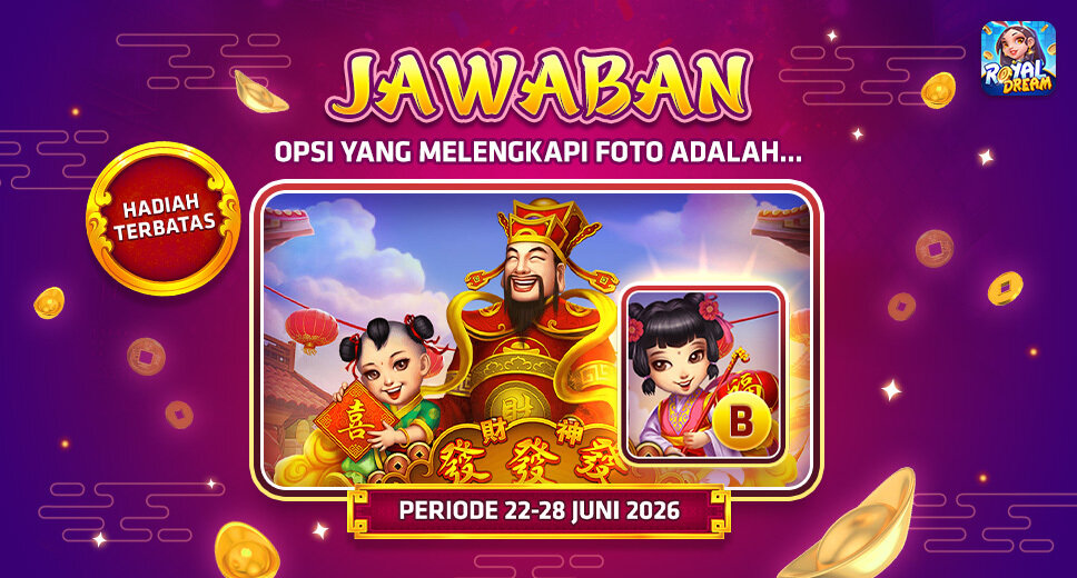 Pengumuman Jawaban dan Pemenang Kuis Royal Dream 22–28 Juni 2026